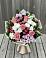 Букет цветов из: Альстромерии, Гвоздики, Розы и Хризантемы в Ровное