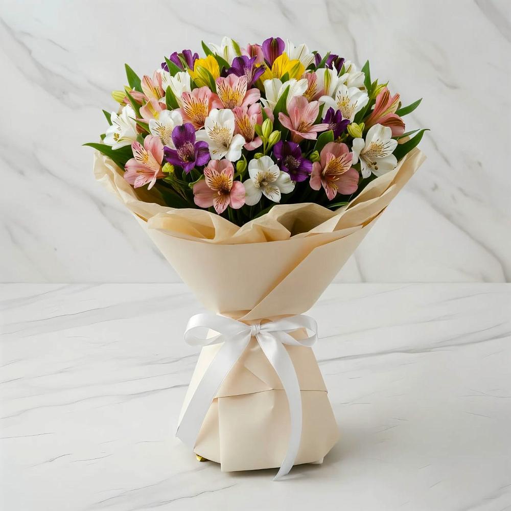 Букет цветов из: Альстромерии в Ровное