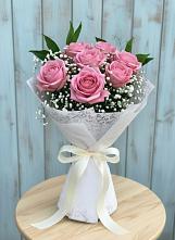 Букет цветов из:  Розы #REPLACE_PRED# Ровное