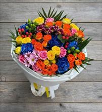 Букет цветов из:  Розы и Хризантемы в Ровное