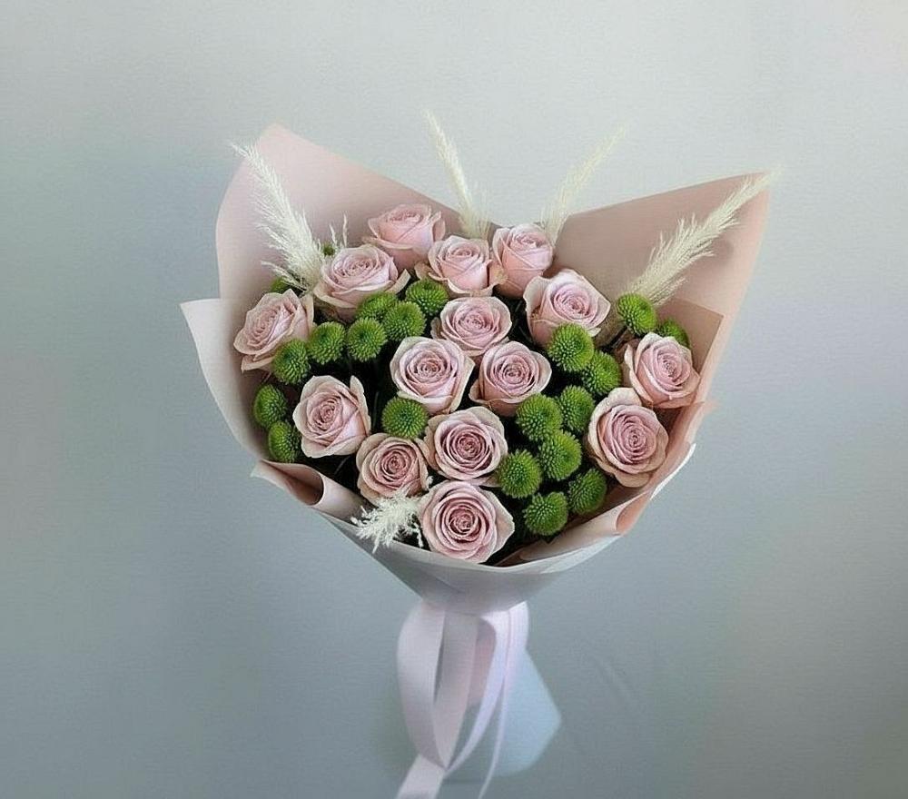 Букет цветов из: Розы и Хризантемы в Ровное