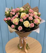 Букет цветов из:  Розы в Ровное